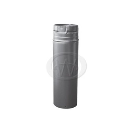 DURA-VENT Dura-Vent 4PVP-12A Adjustable Length Pipe - Galvalume 4PVP-12A